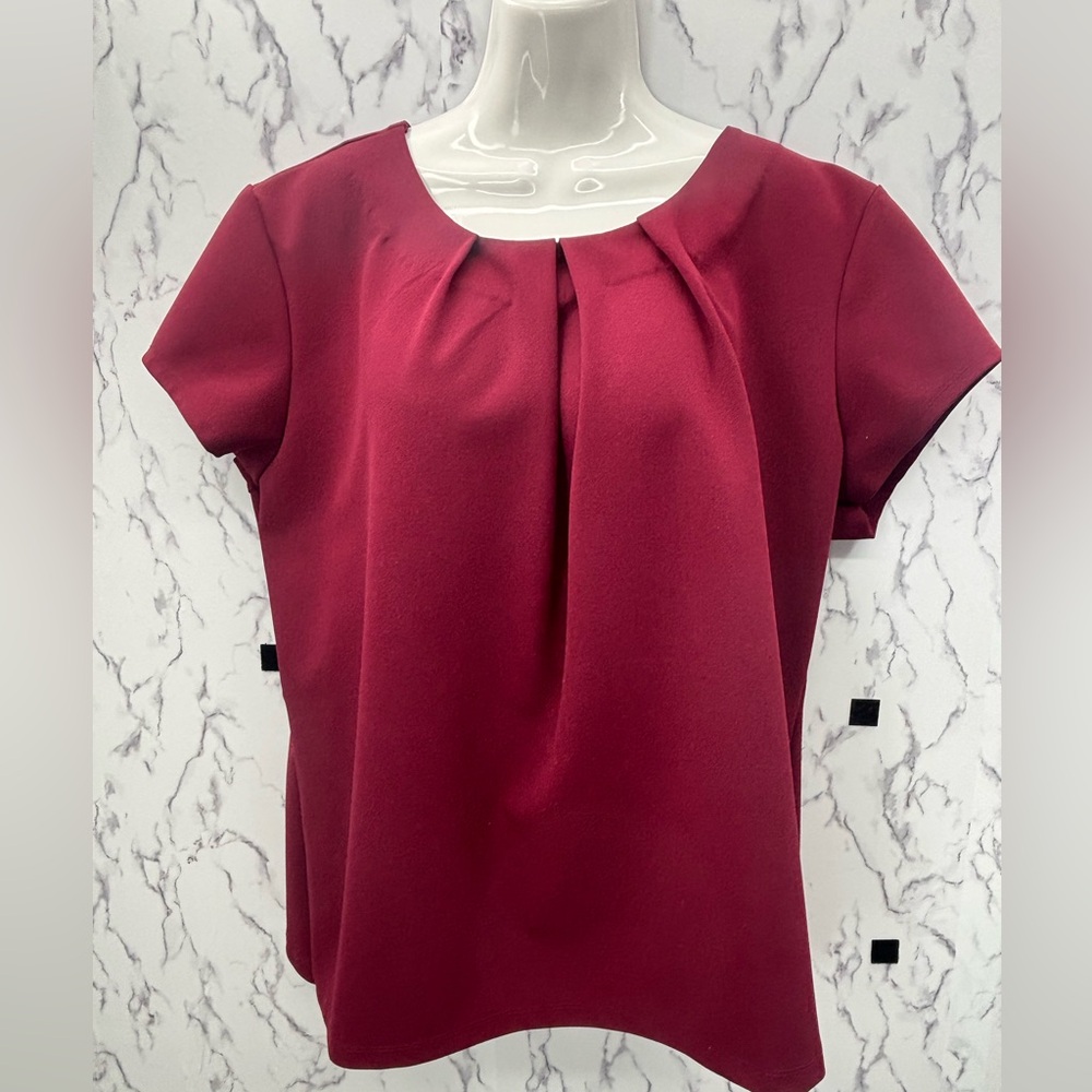 Liz Claiborne Rich Burgundy Blouse